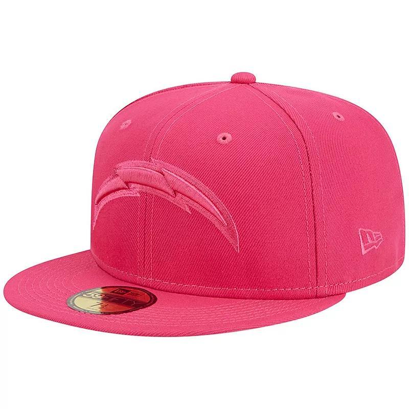 Mens New Era Los Angeles Chargers Color Pack 59FIFTY Fitted Hat Product Image