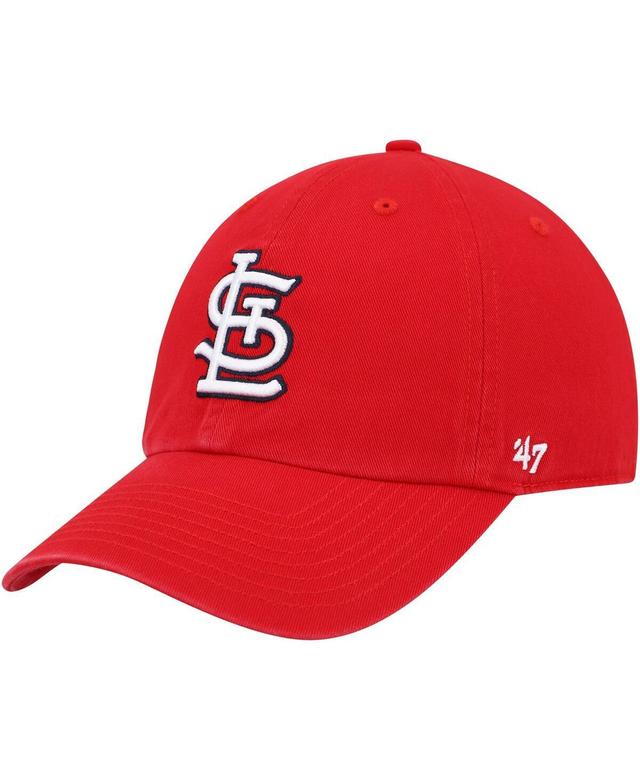 Mens 47 Brand Red St. Louis Cardinals Clean Up Adjustable Hat Product Image