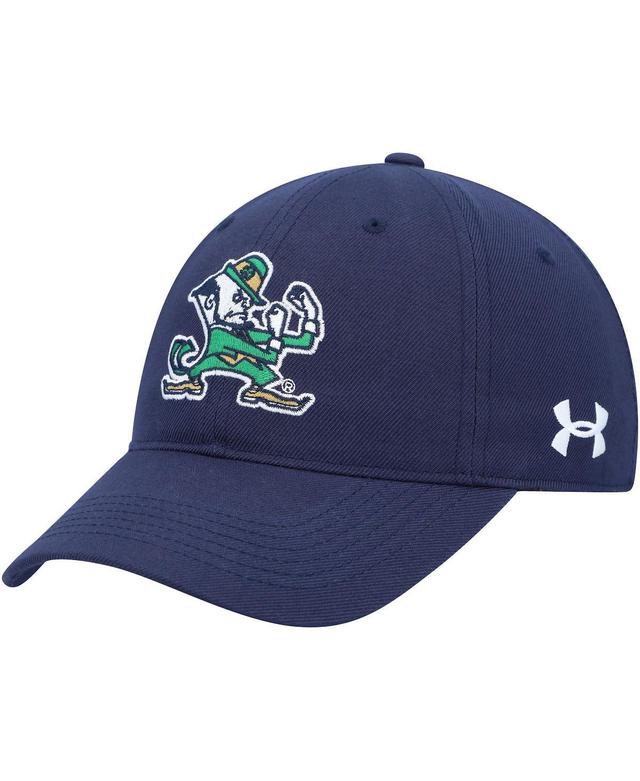 Mens Under Armour Notre Dame Fighting Irish Classic Adjustable Hat, Blue Product Image