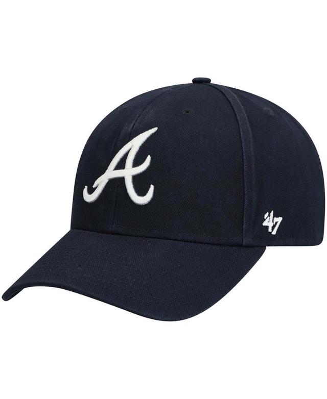 Mens Navy Atlanta Braves Legend Mvp Adjustable Hat Product Image