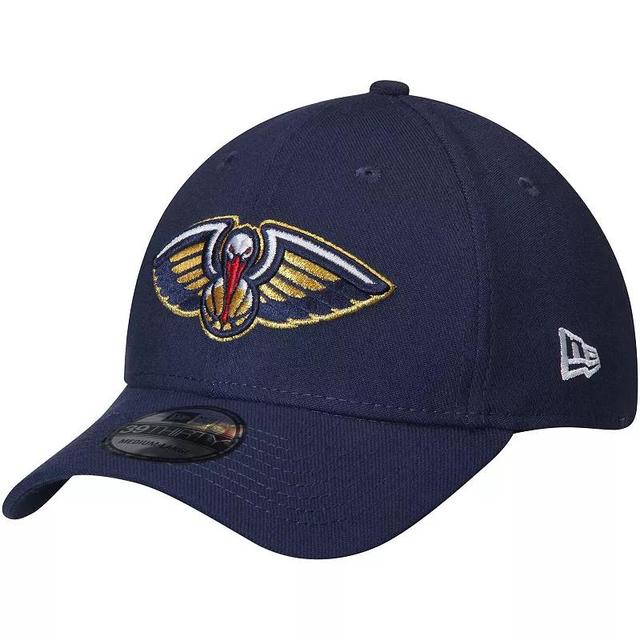 Mens New Era New Orleans Pelicans Team Classic 39THIRTY Flex Hat Blue Product Image