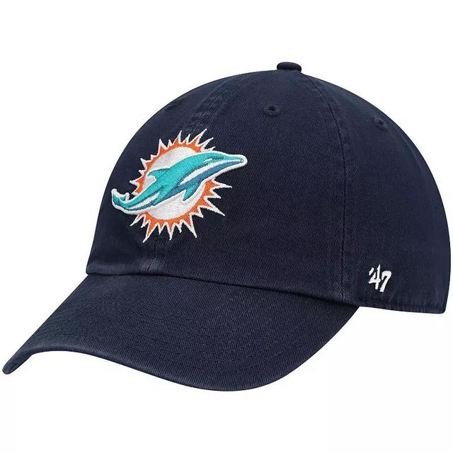 Mens 47 Miami Dolphins Clean Up Alternate Adjustable Hat, Blue Product Image