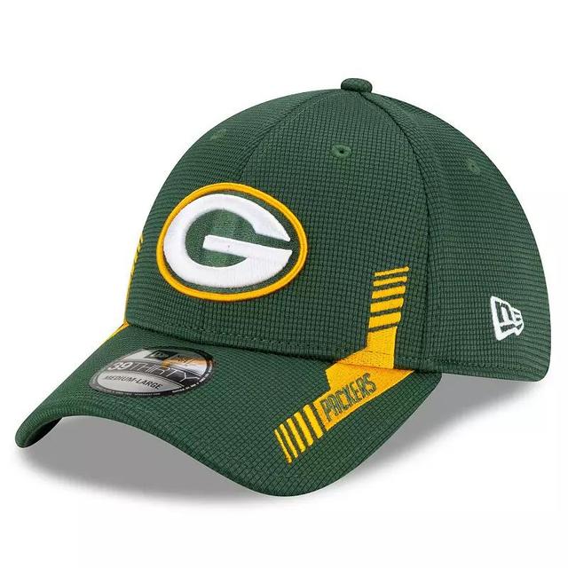 Mens New Era Bay Packers 2021 NFL Sideline Home 39THIRTY Flex Hat Product Image