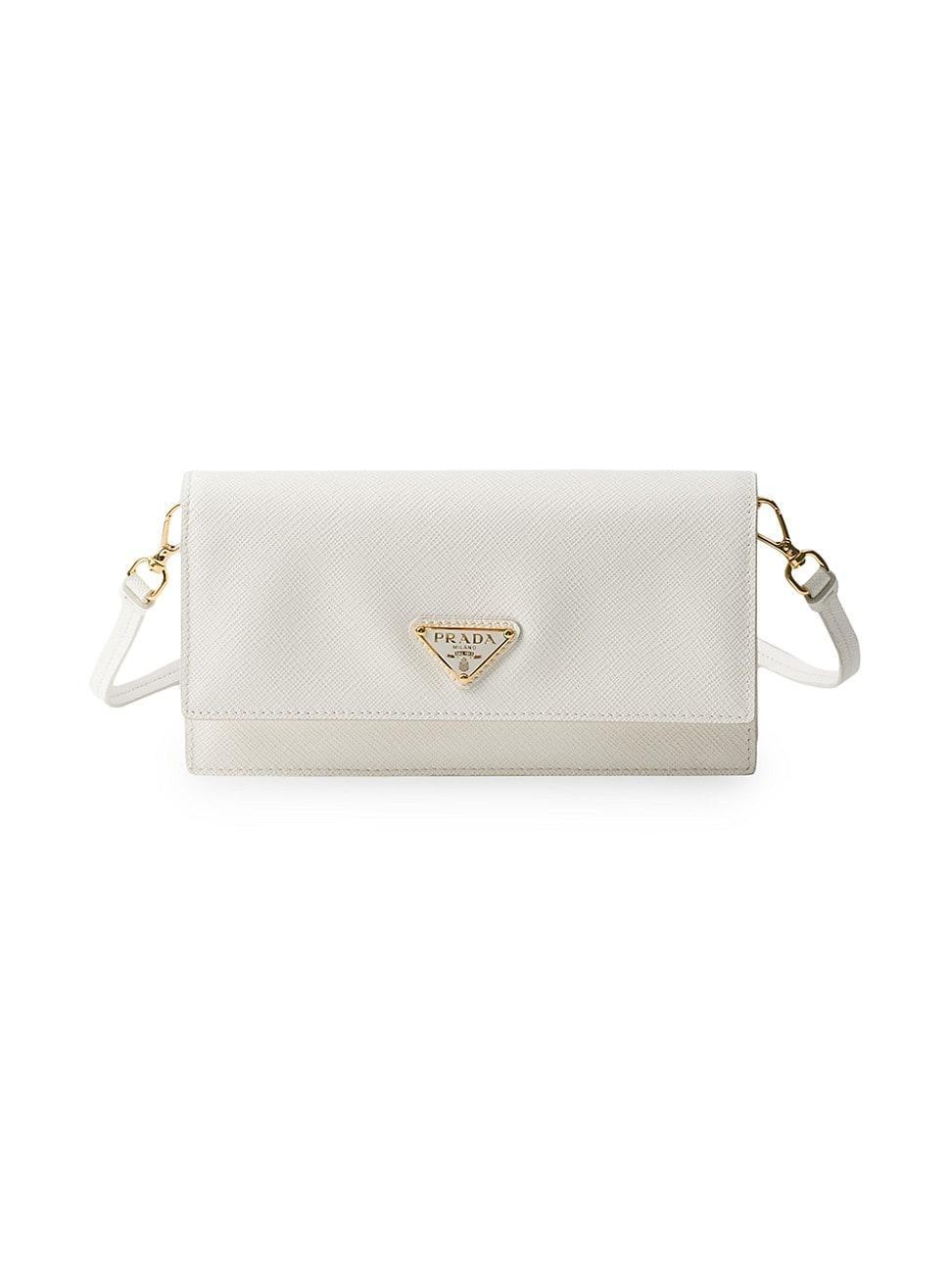 Womens Saffiano Leather Mini Pouch Product Image