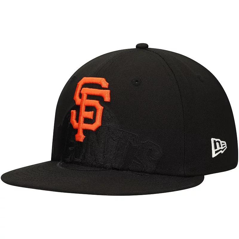 Mens New Era San Francisco Giants Shadow Logo 59FIFTY Fitted Hat Product Image