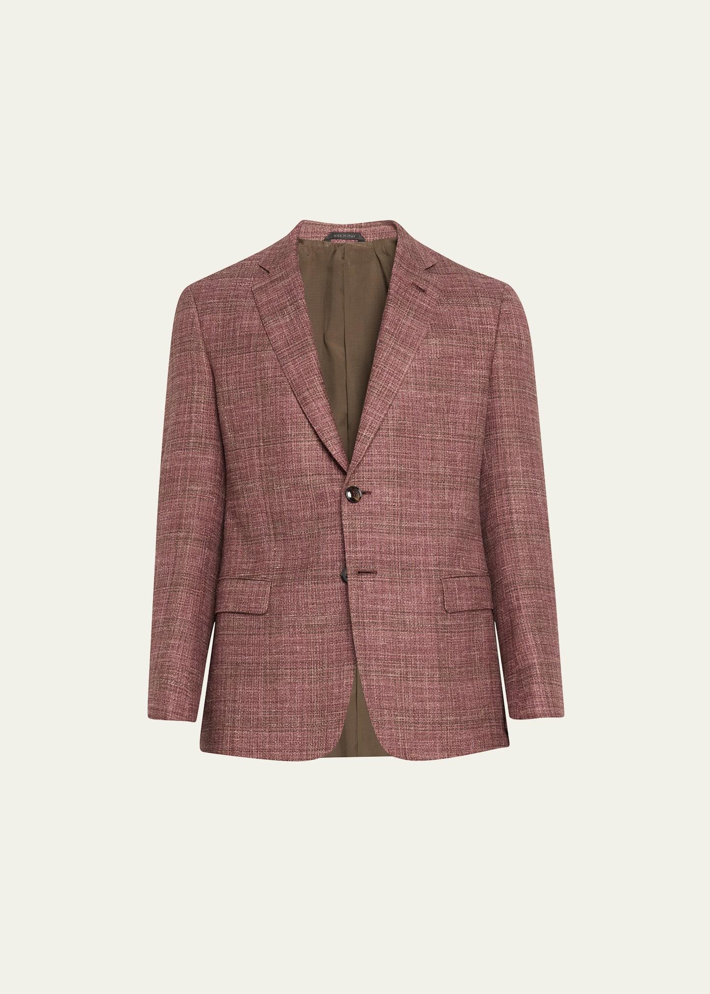 Mens Melange Wool-Blend Sport Coat Product Image