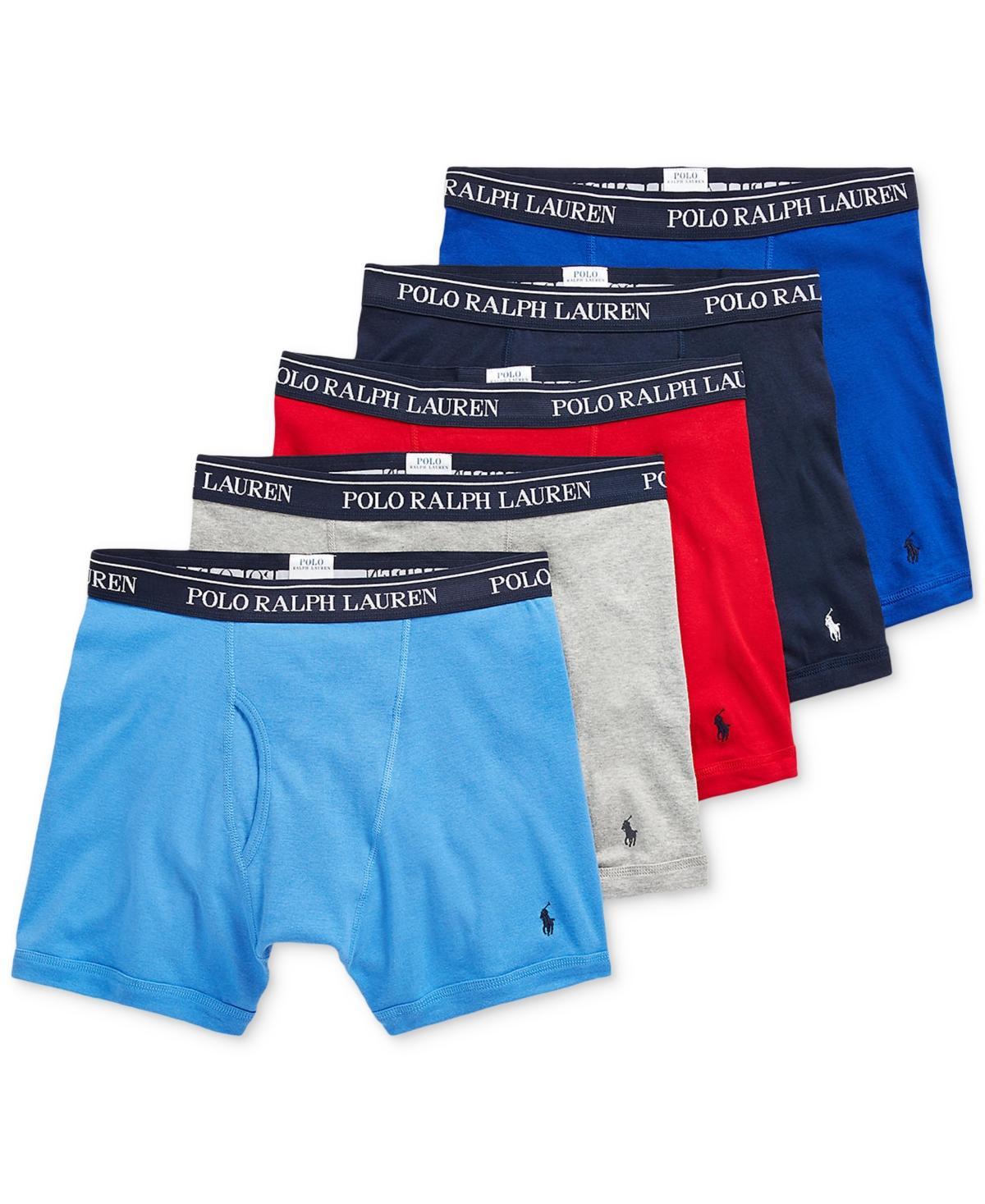 Polo Ralph Lauren 5-Pack Boxer Brief 1) Men's Underwear Product Image