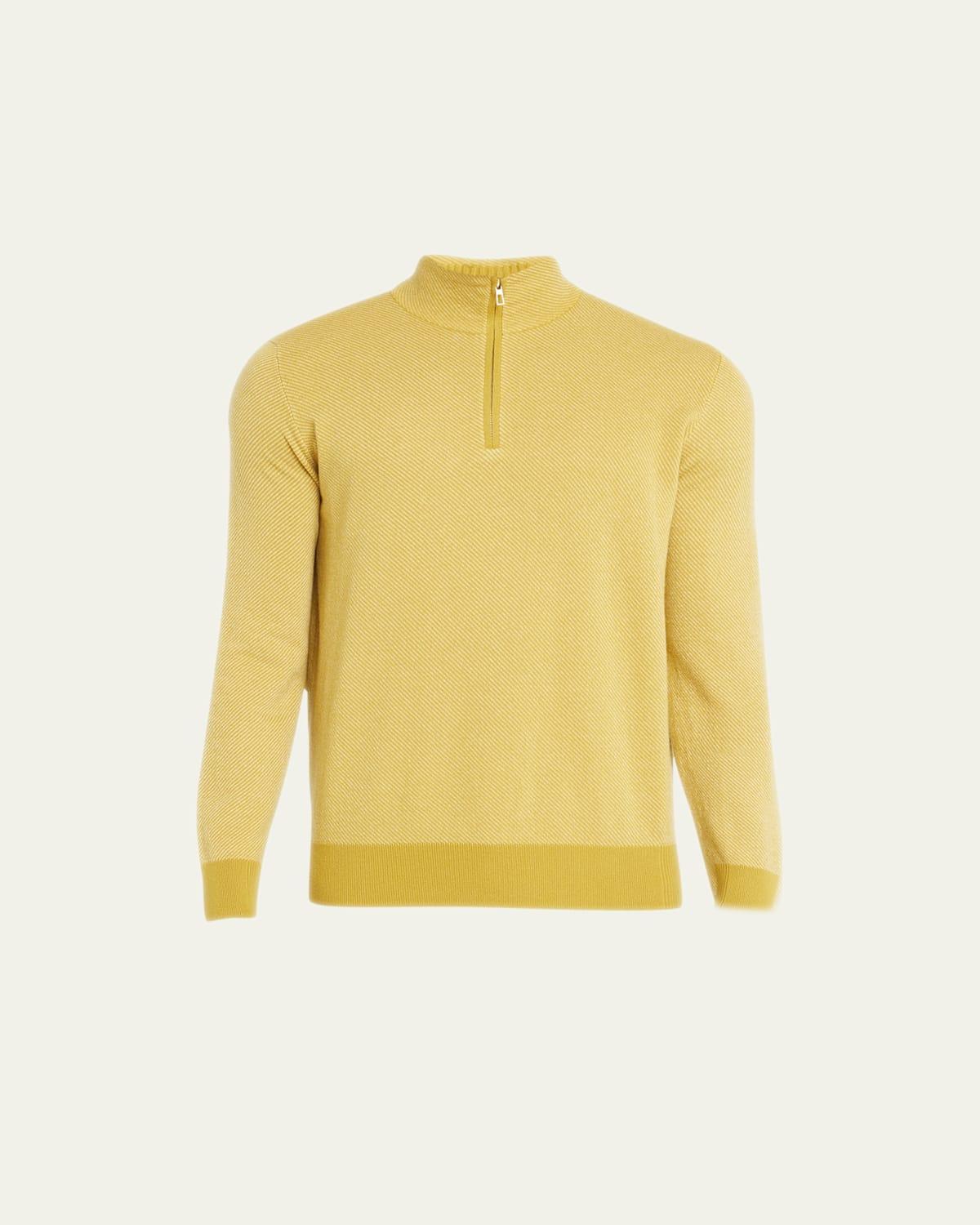 Mens Roadster 1/4-Zip Cashmere Sweater Product Image