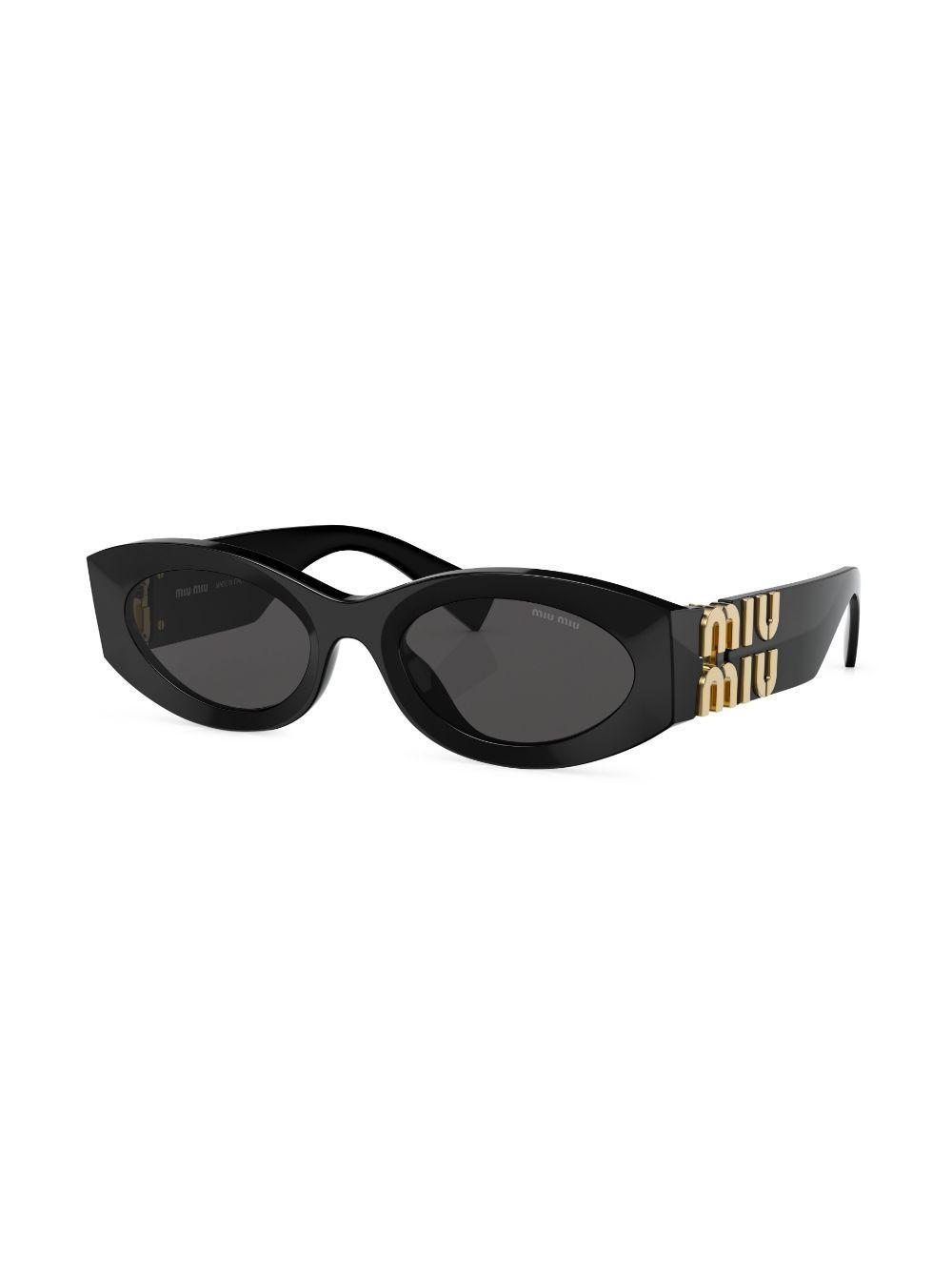 Miu Glimpse oval-frame sunglasses Product Image