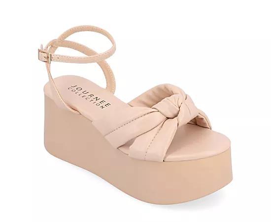 Journee Collection Womens Lailee Platform Sandals Product Image