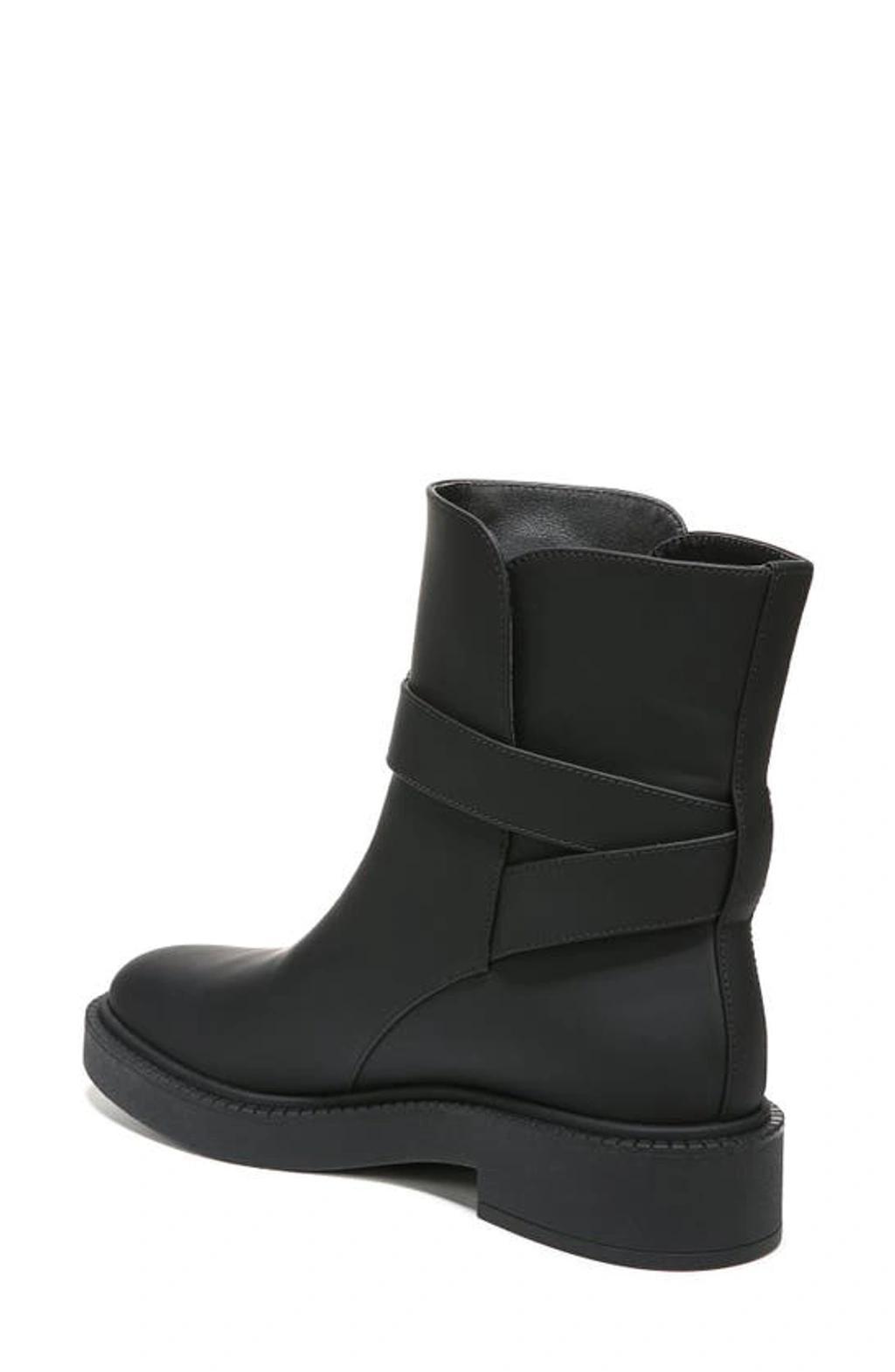 VINCE Kaelyn Water-resistant Leather Buckle Boots In Nocolor Product Image