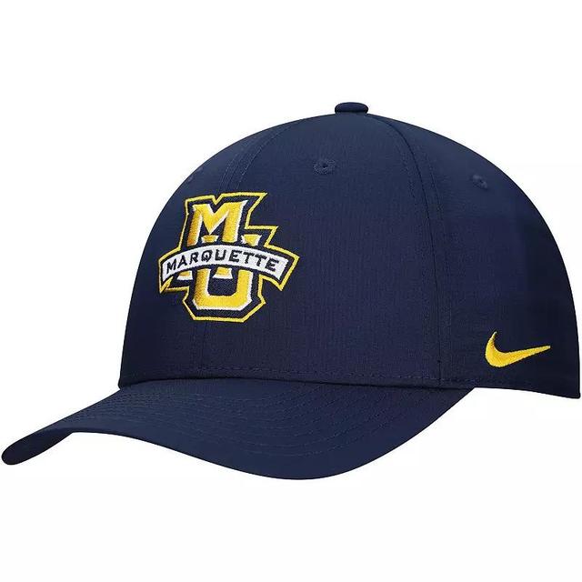 Mens Nike Navy Marquette Golden Eagles 2024 Sideline Club Adjustable Hat, Mrq Blue Product Image