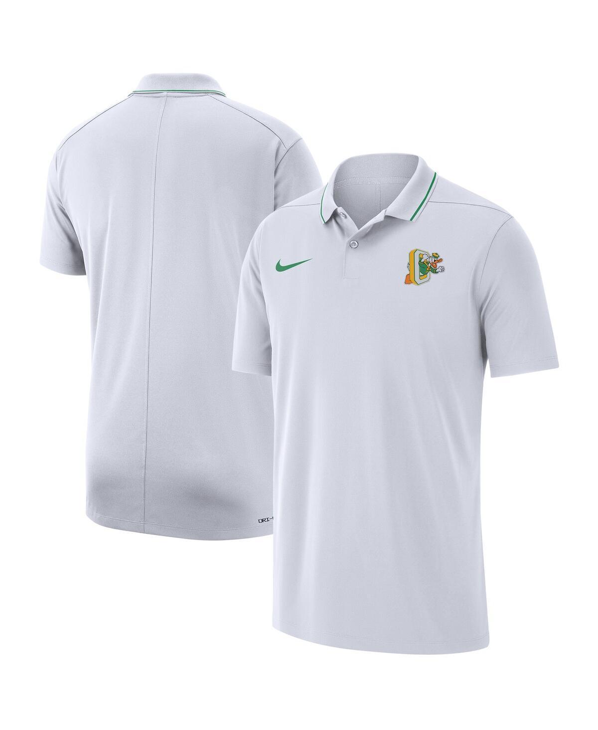 Mens Nike White Oregon Ducks Special Game Coaches Polo Product Image