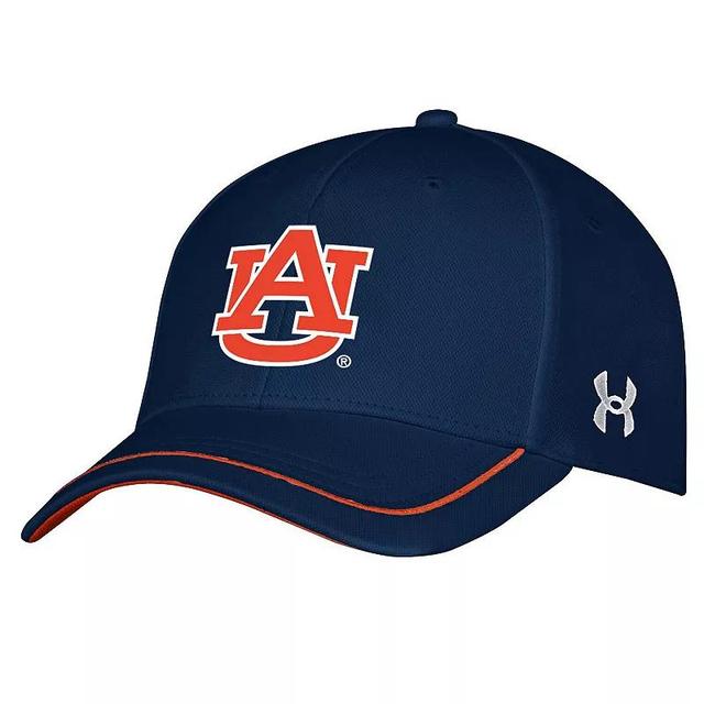 Mens Under Armour Auburn Tigers Iso-Chill Blitzing Accent Flex Hat Blue Product Image