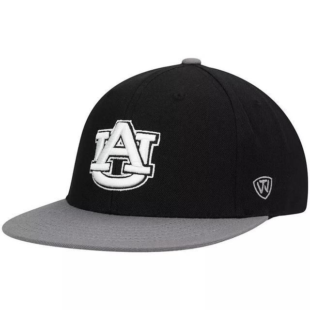 Mens Top of the World /Gray Auburn Tigers Team Color Two-Tone Fitted Hat Product Image