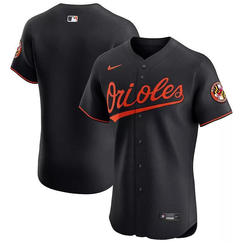 Mens Nike Baltimore Orioles Alternate Vapor Premier Elite Patch Jersey Product Image