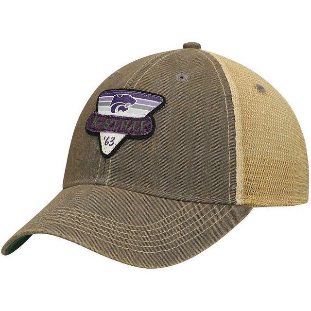 Mens Gray Kansas State Wildcats Legacy Point Old Favorite Trucker Snapback Hat Product Image