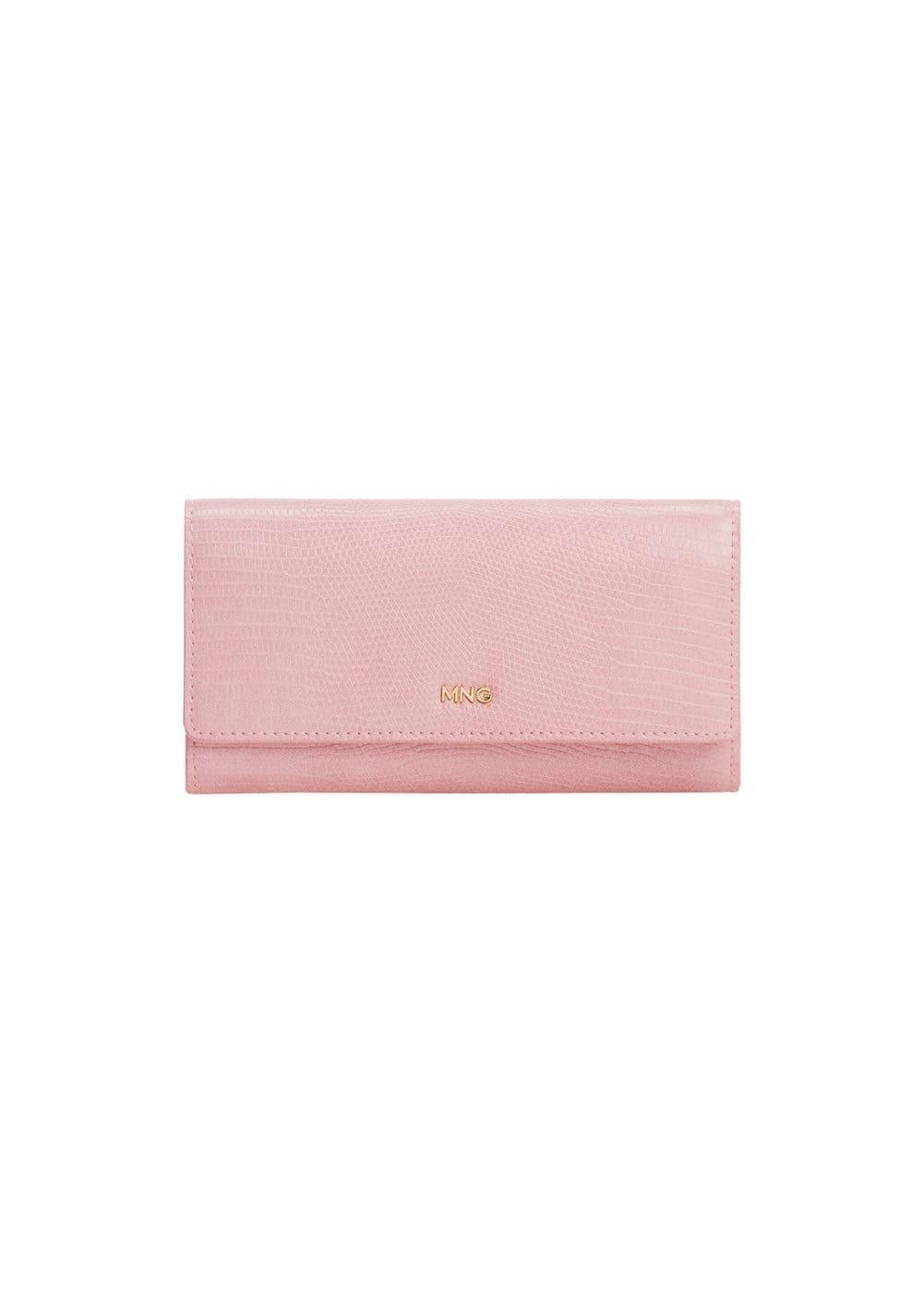 MANGO - Snake effect wallet - One size - Women Product Image