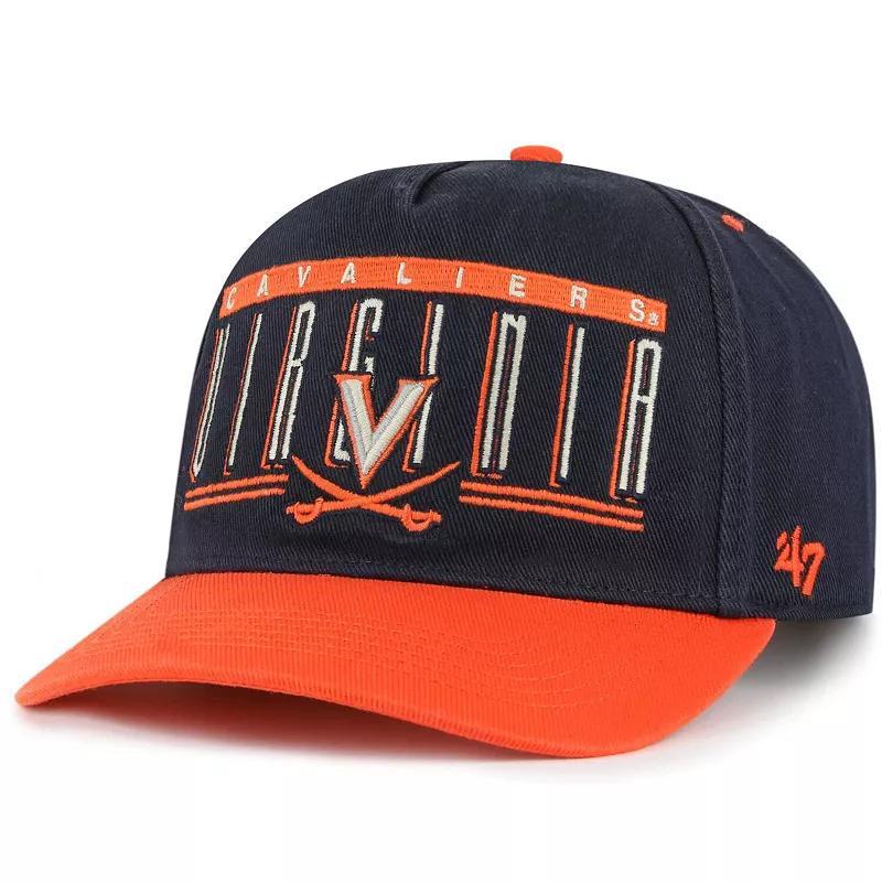 Mens 47 Virginia Cavaliers Double Header Hitch Adjustable Hat, Blue Product Image