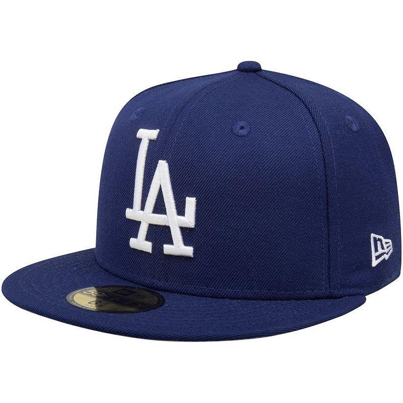 Mens New Era Navy Los Angeles Dodgers Cooperstown Collection Wool 59FIFTY Fitted Hat Product Image