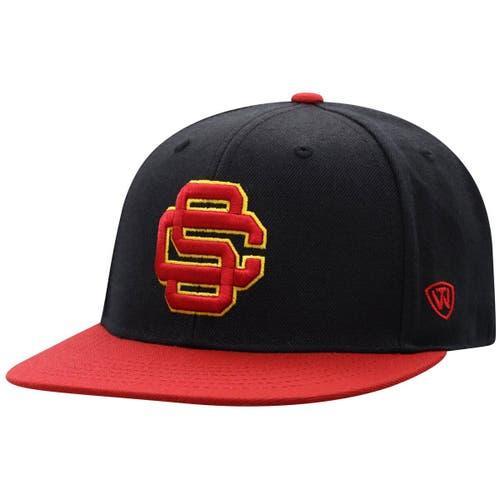 Mens Top of the World /Cardinal USC Trojans Team Color Two-Tone Fitted Hat Product Image