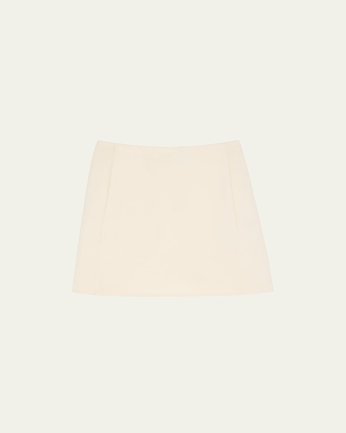 Womens Wool-Cashmere Miniskirt Product Image