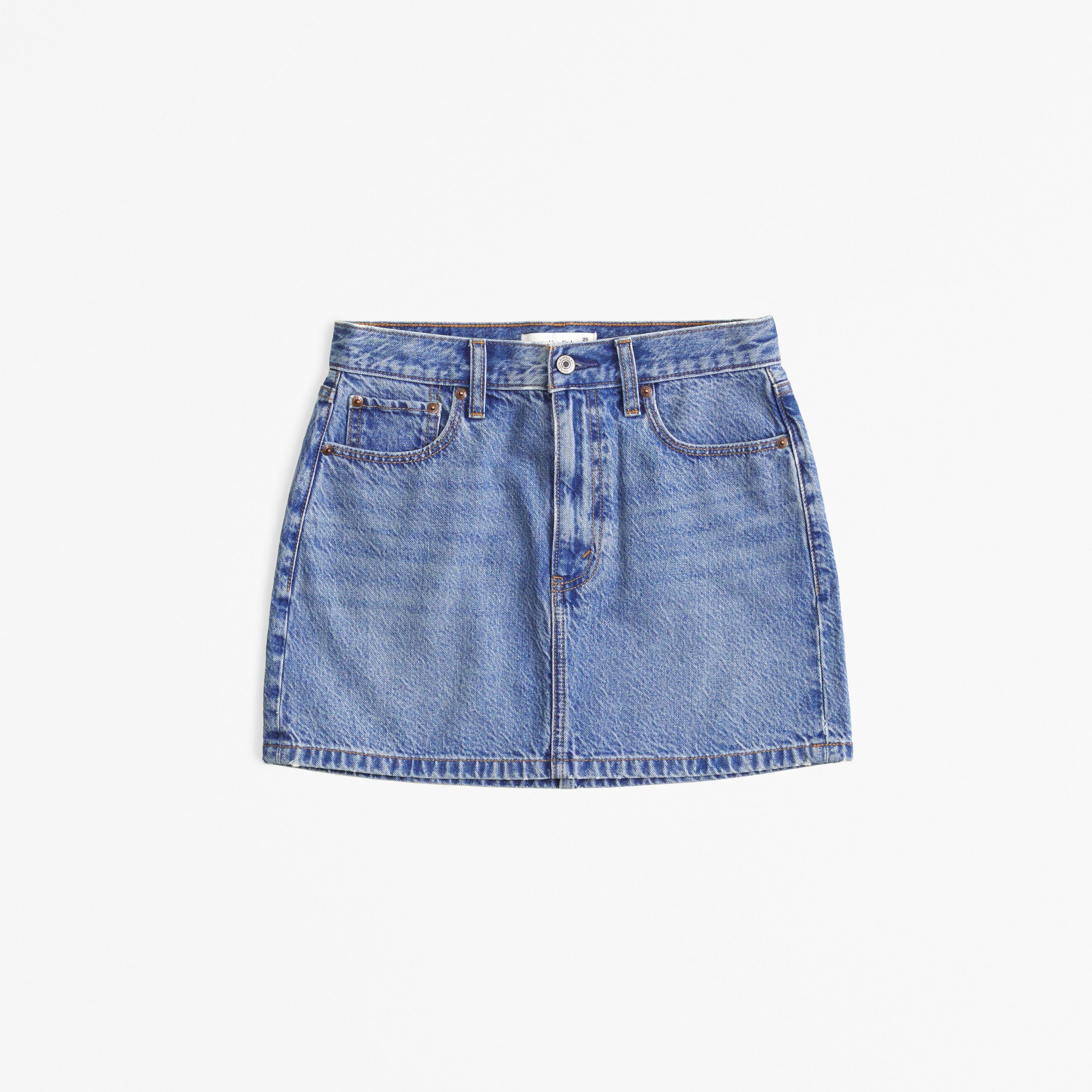 Denim Mini Skirt Product Image