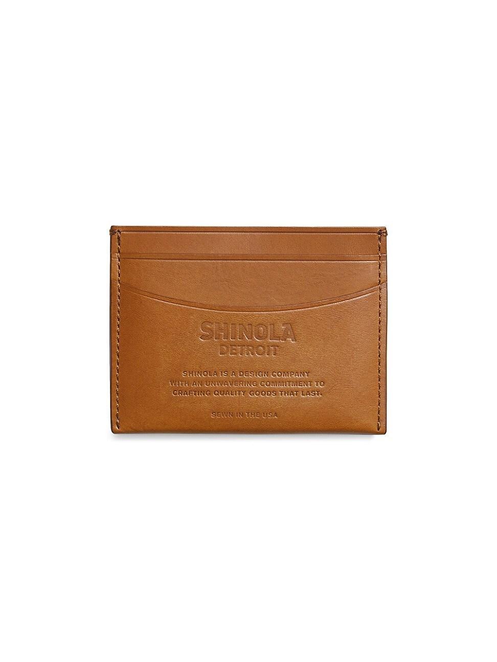 Mens Leather Pocket Card Case Product Image