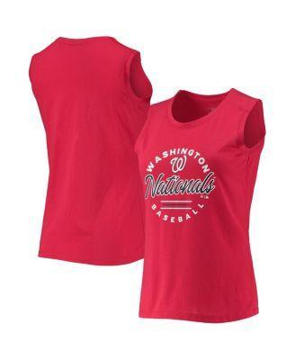 Womens LevelWear Red Washington Nationals Macy Tank Top Product Image