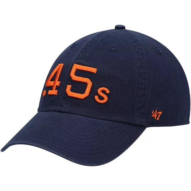 Mens 47 Navy Houston Colt .45s Logo Cooperstown Collection Clean Up Adjustable Hat, Mlb Blue Product Image