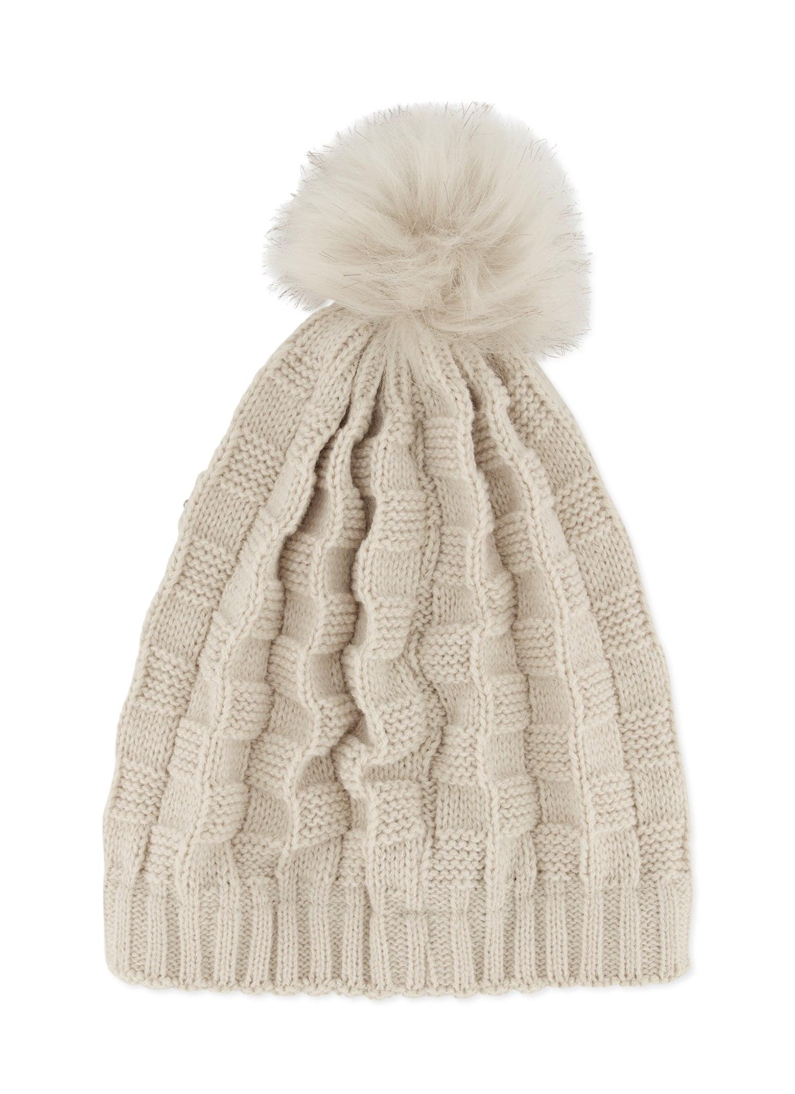 Studded Pom Pom Beanie Female Product Image