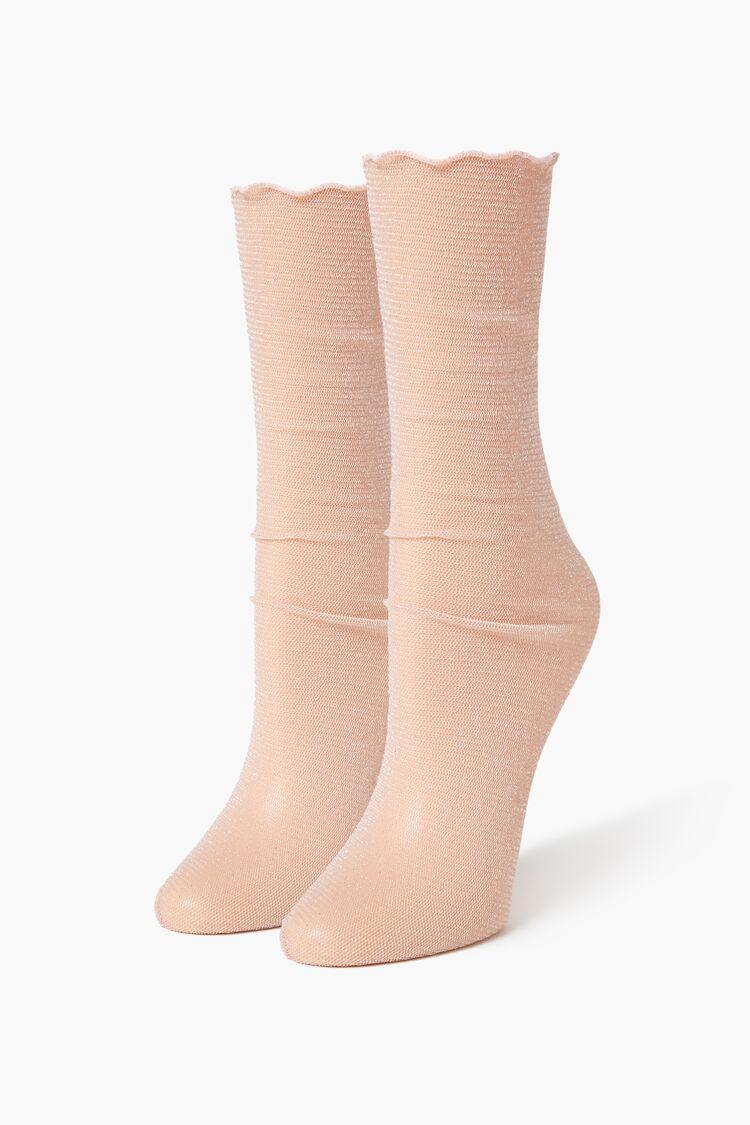 Lettuce-Edge Crew Socks | Forever 21 Product Image