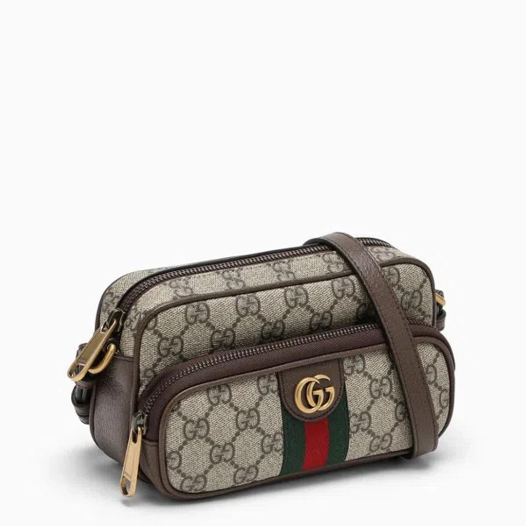 GUCCI Mini Ophidia Gg Shoulder Bag In Cream Product Image