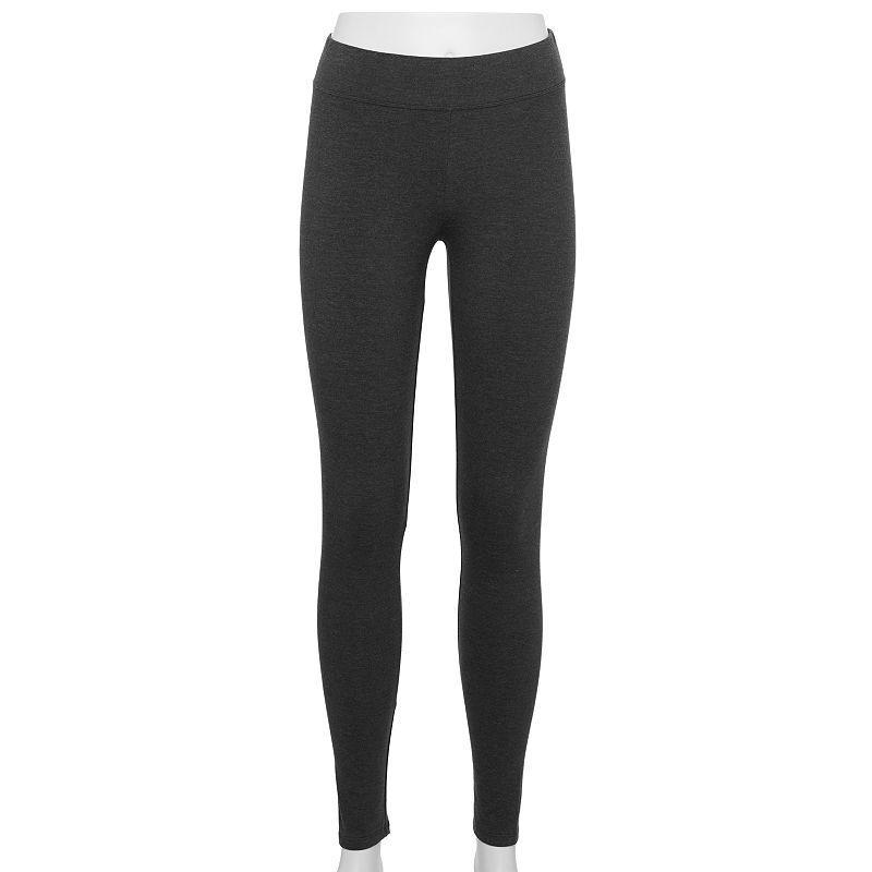 Womens Sonoma Goods For Life Midrise Leggings Grey Heather product image