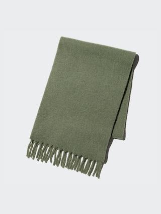 Womens Souffle Chunky Scarf Green One UNIQLO US product image