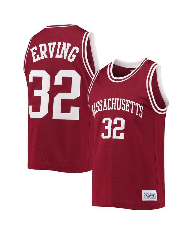 Mens Original Retro Brand Julius Erving Maroon UMass Minutemen Commemorative Classic Basketball Jersey Product Image