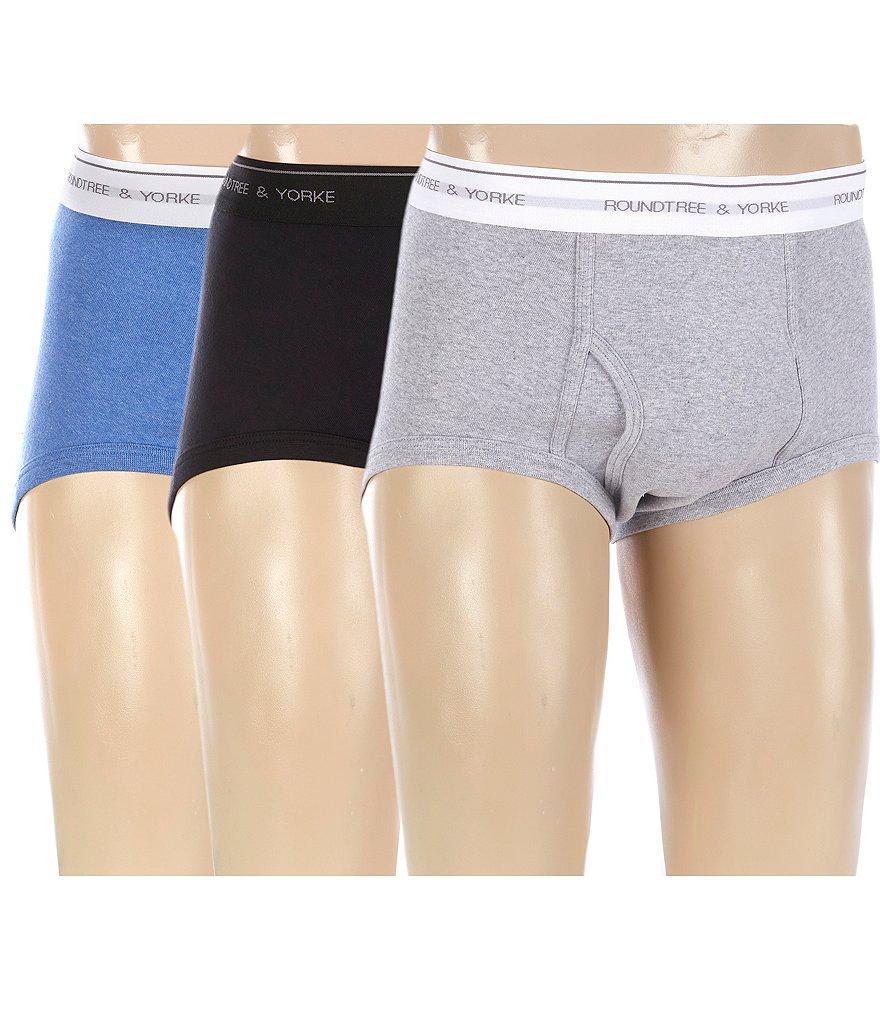 Roundtree & Yorke Full-Cut Briefs 3-Pack Product Image