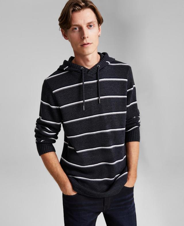 And Now This Mens Regular-Fit Stripe Hooded Sweater, Created for Macys Product Image