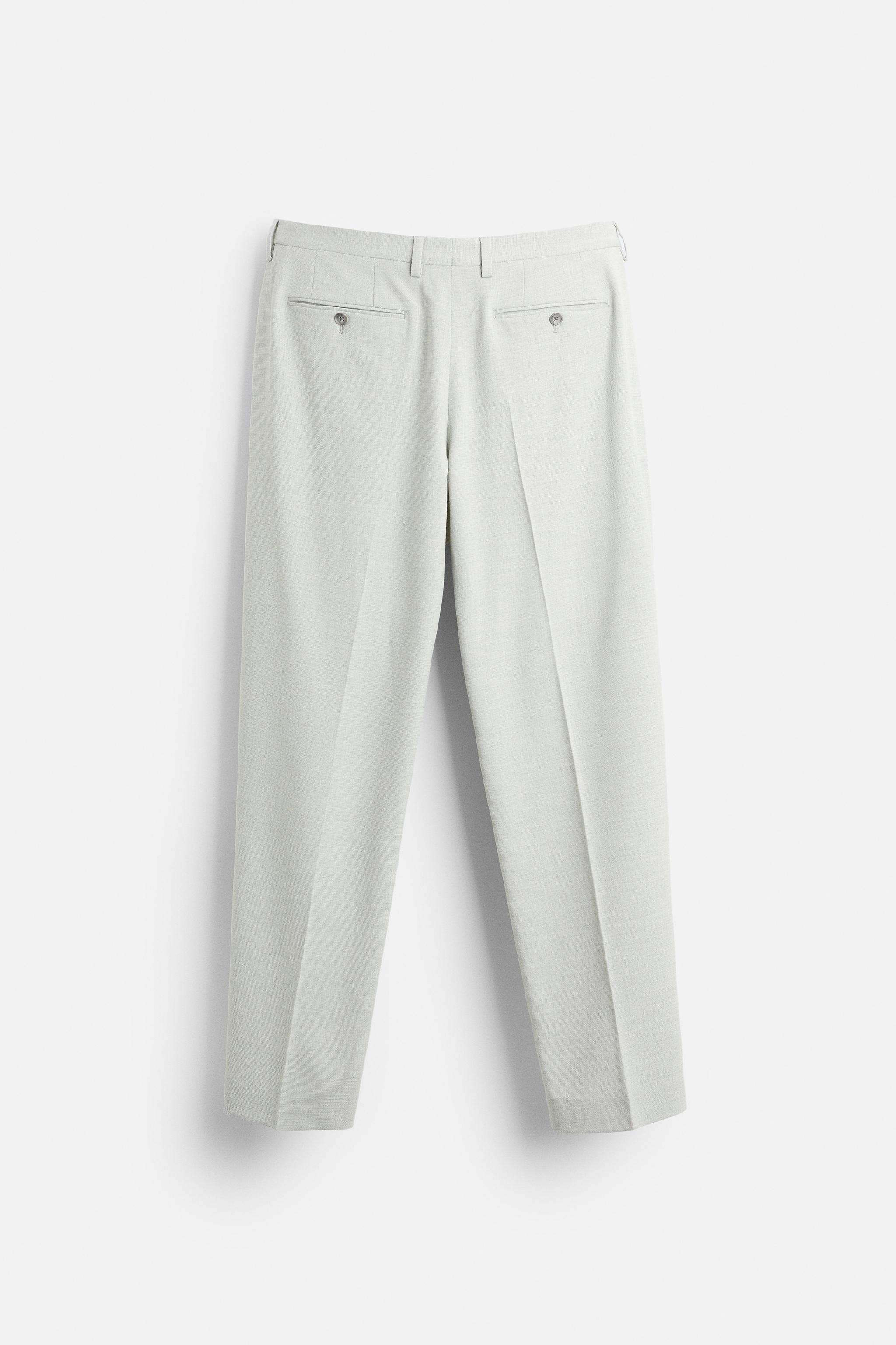 TEXTURED SUIT PANTS Product Image