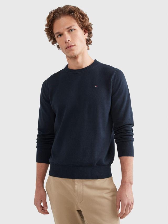 Tommy Hilfiger Men's Flag Logo Crewneck Sweater Product Image