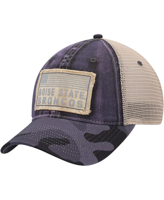 Mens Colosseum Charcoal Boise State Broncos Oht Military-Inspired Appreciation United Trucker Snapback Hat Product Image