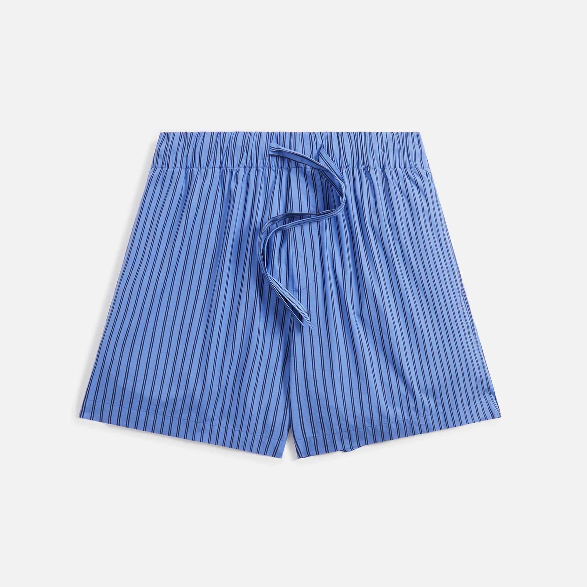 Tekla Poplin Pajama Shorts - Boro Stripes Male Product Image