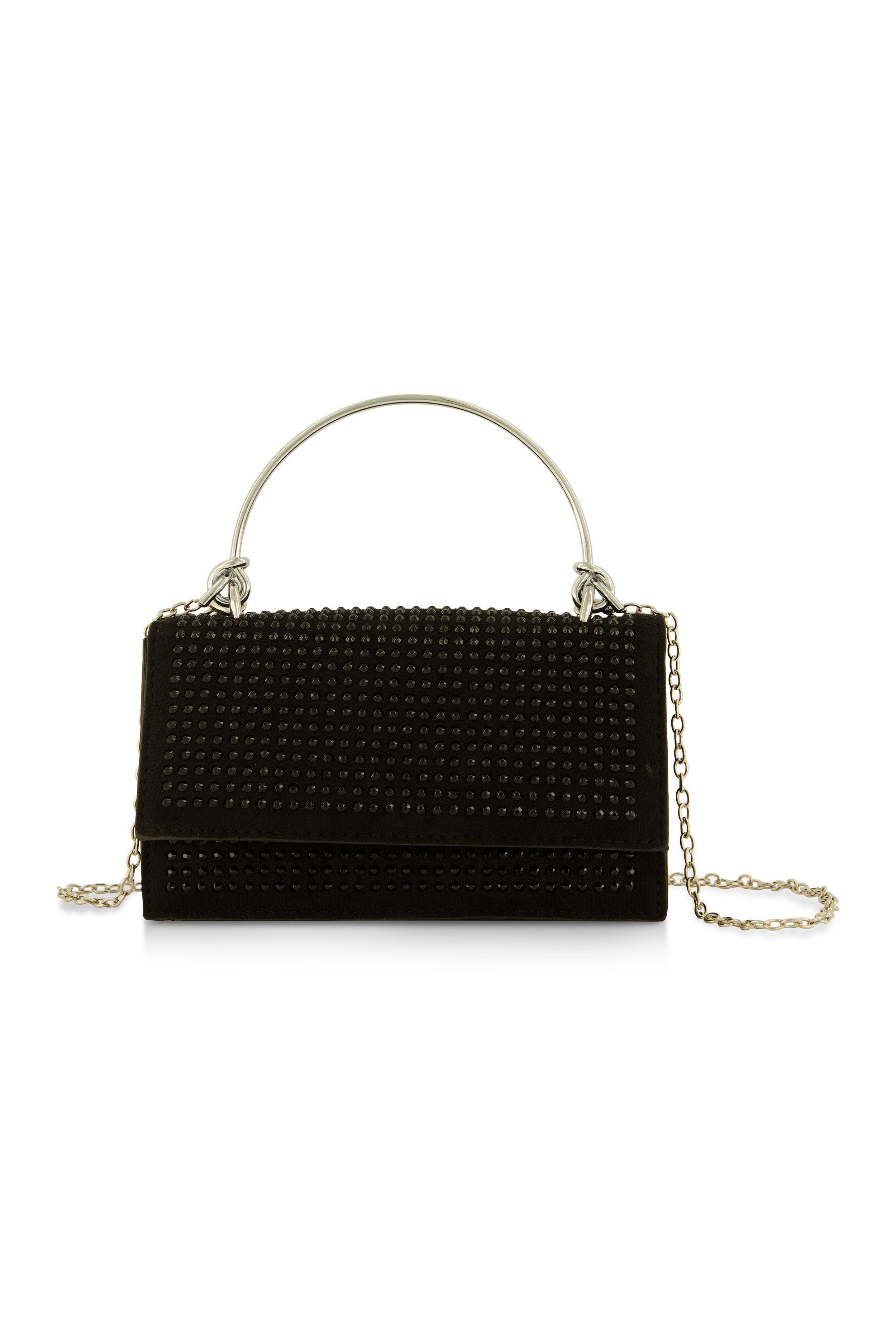 Studded Flap Convertible Clutch Purse Female Product Image