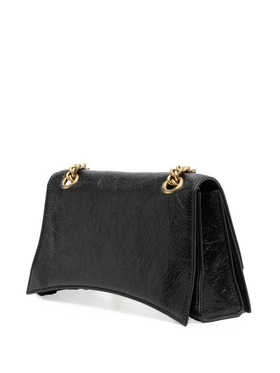 Women's Crush Chain Small Shoulder Bag In Black Product Image