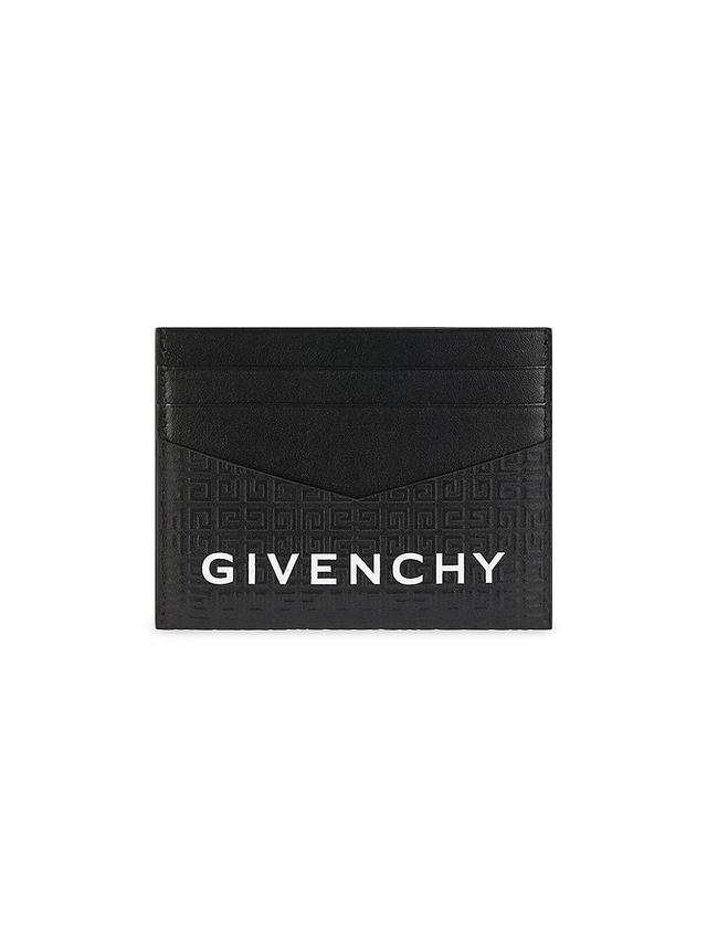 Mens Card Holder in Micro 4G Leather Product Image