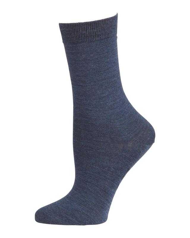 Womens Merino Wool-Blend Crew Socks Product Image