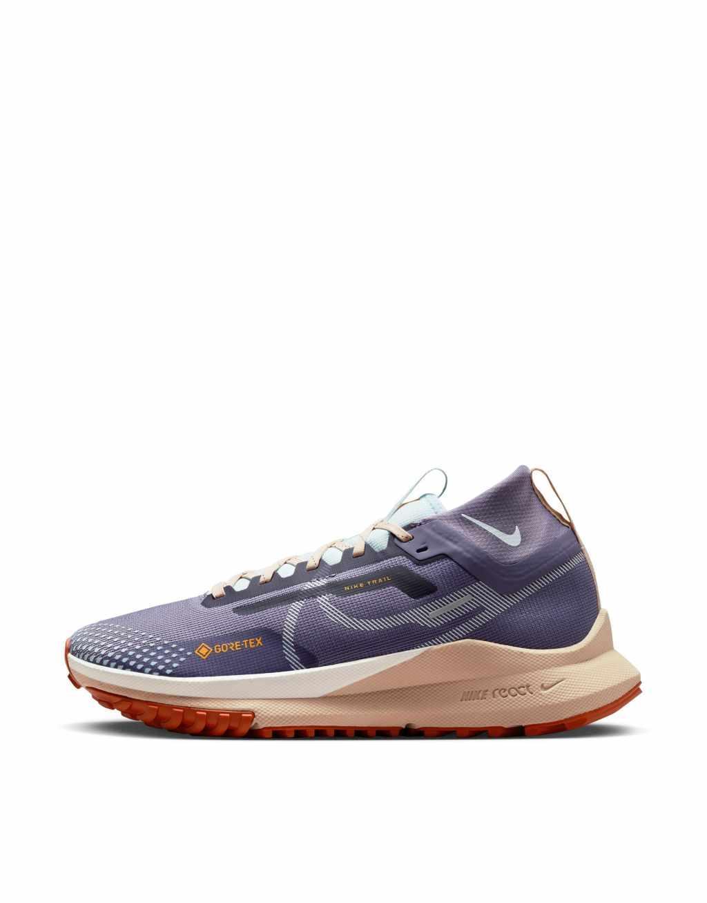 Nike Running Pegasus Trail 4 GTX sneakers in daybreak purple Product Image