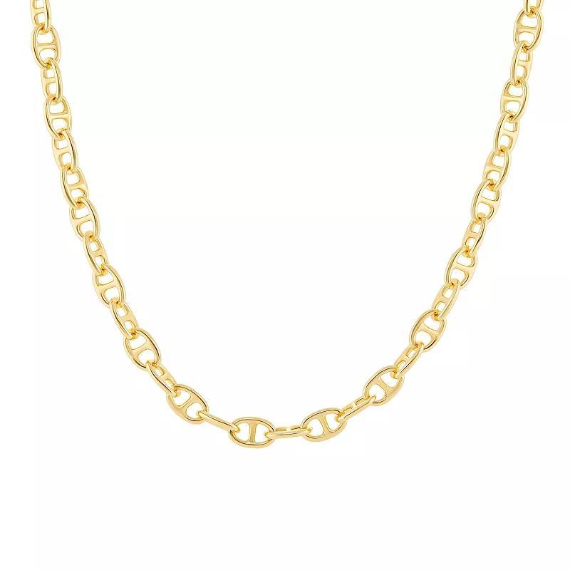 Emberly Mariner Link Chain Necklace, Womens, Yellow Gold Tone Product Image