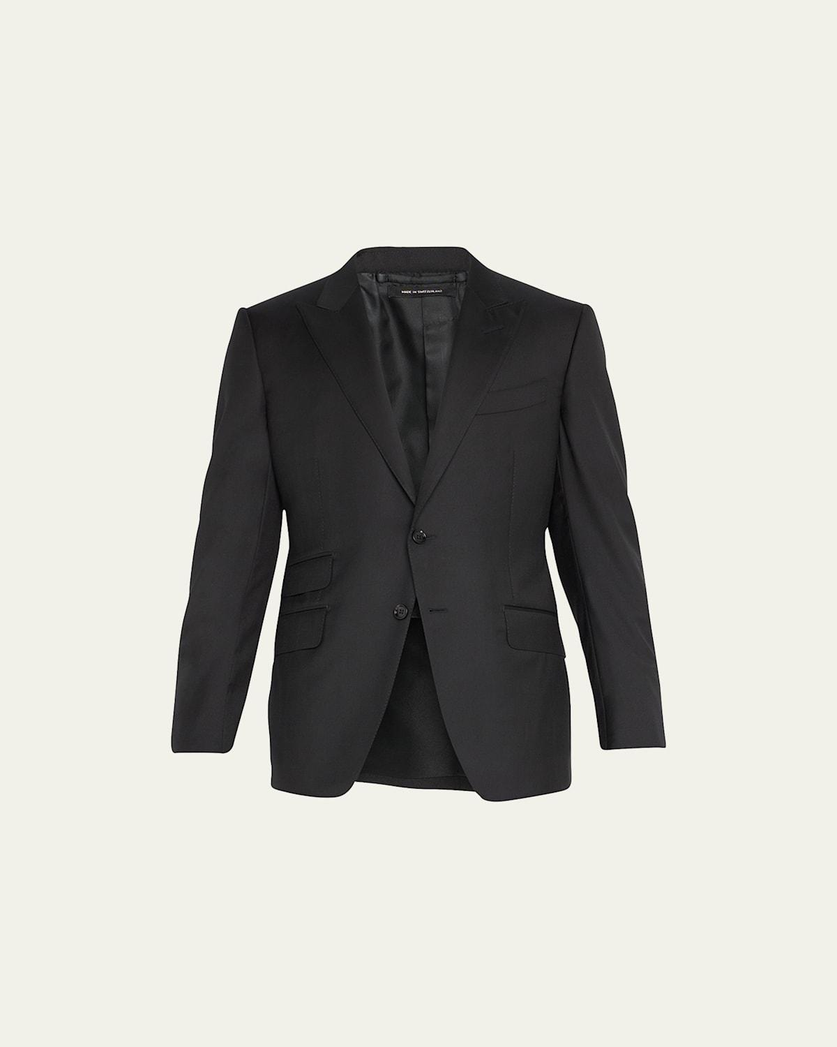 Mens Solid Master Twill Two-Piece Suit Product Image