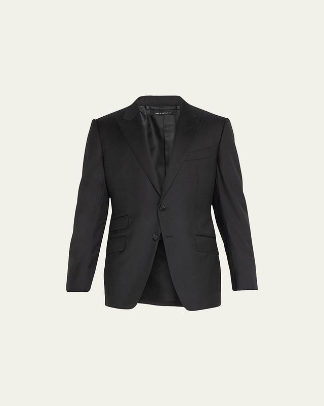 Mens Solid Master Twill Two-Piece Suit Product Image